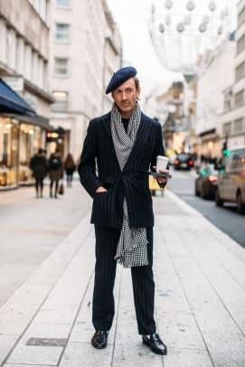 לונדון-שבוע-אופנה-גברים-סתיו-2019-סגנון רחוב -81