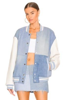 EB Denim Varsity-jakke, $495