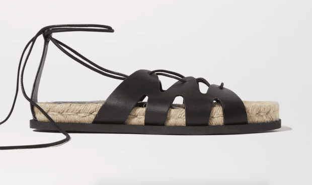 3.1 Espadrilové sandály z kůže Phillip Lim + Space for Giants Yasmine Netaporter