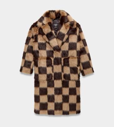 Ugg Avaline Faux Fur Coat Kebaruan, $348