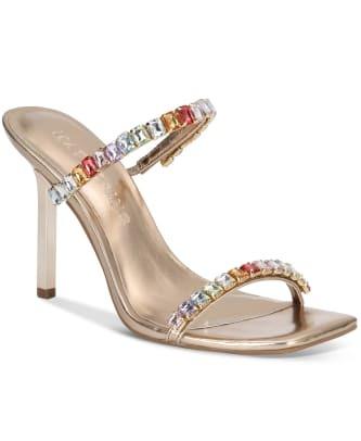 Mateo INC Diana Sapphire uzvelkamās kleitas sandales, radītas Macy's par 99,50 USD