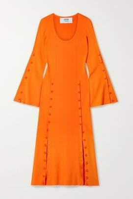 christopher john rogers orange klänning