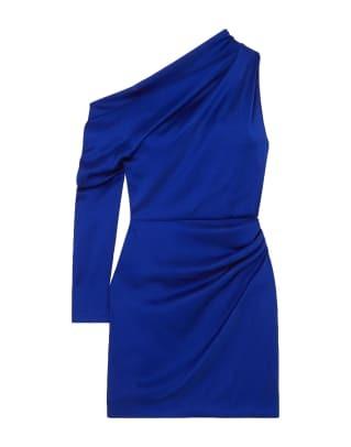 Cushnie blauwe jurk Yoox