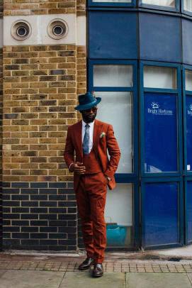 Лондонская неделя моды мужская осень 2020 уличный стиль 1
