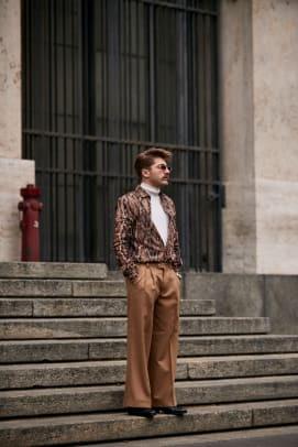 Неделя мужской моды в Милане, осень-2019, уличный стиль, 1