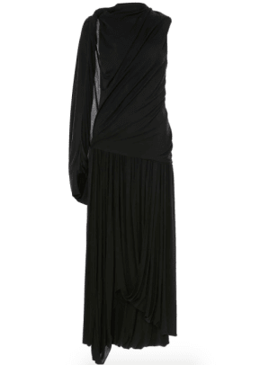 Черное платье JW Anderson Farfetch
