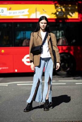 ロンドン-ファッション-ウィーク-ストリート-スタイル-春-2020-日-1-2