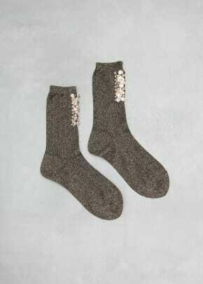 rachel comey čarape s metalnim perlicama