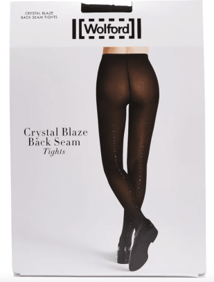 wolford -kristalliasia selkäsauma sukkahousut
