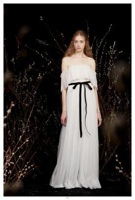 Honor NYC Bridal 2020 νυφικό-φόρεμα-μαύρη ζώνη