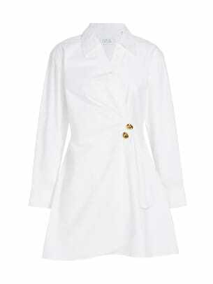 Vestido camisero de popelina de algodón Winnie de Tanya Taylor, $ 349 (desde $ 465)