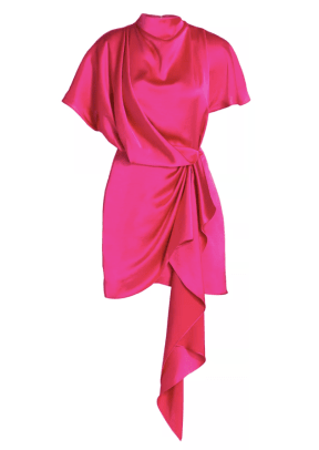 Розовое платье Acler Saks Fifth Avenue