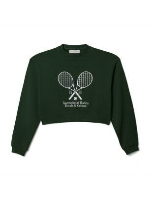 THE WILLIAMS CROPPED CREW IN GREEN — ПРИВЫЧКИ ДЛЯ ОТДЫХА