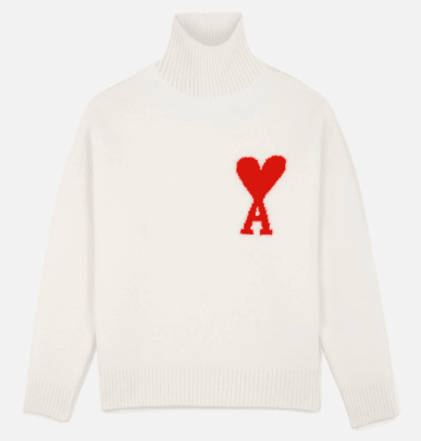 ami-paris-로고 스웨터
