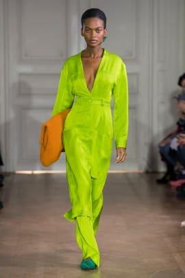 Chartreuse Neon Trend Paris Fashion Week Herbst 2019-10