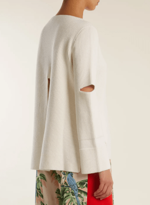 стела-маккартни-пуловер с разделен гръб